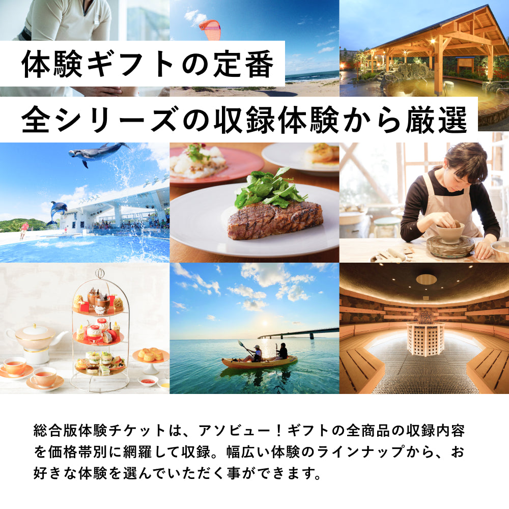 アソビュー!体験ギフト 総合カタログ Happiness(ハピネス)