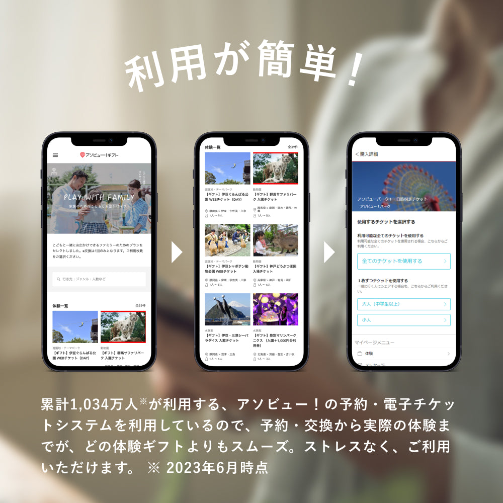 家族のためのこどもとお出かけギフト