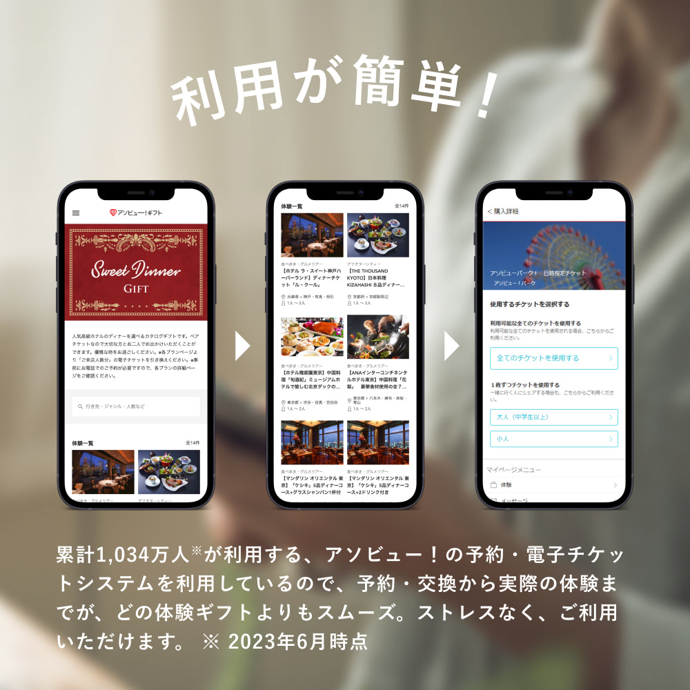 ホテルディナーギフト (ペア)