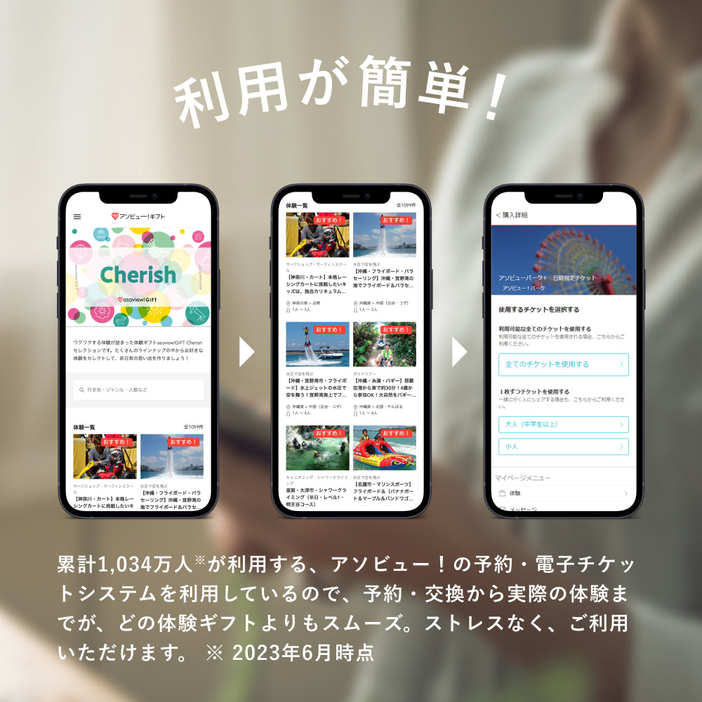 アソビュー！体験ギフト 総合カタログ Cherish（チェリッシュ）丨体験
